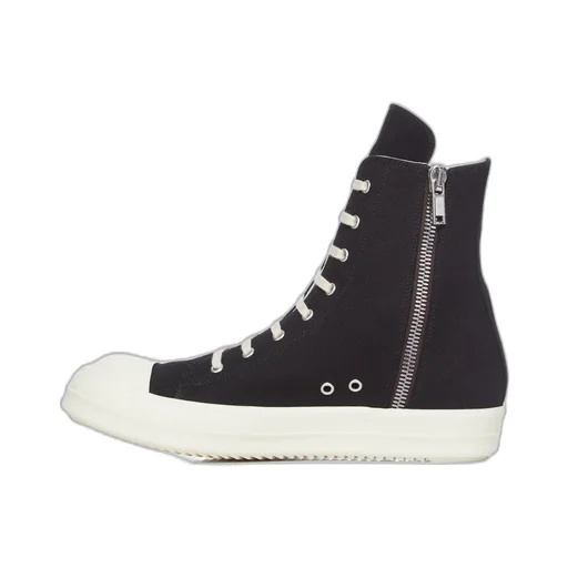 Drkshdw Temple Cargo Sneaks In Black/Milk/Milk 13Oz Overdyed Denim