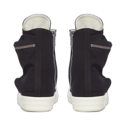 Drkshdw Temple Cargo Sneaks In Black/Milk/Milk 13Oz Overdyed Denim