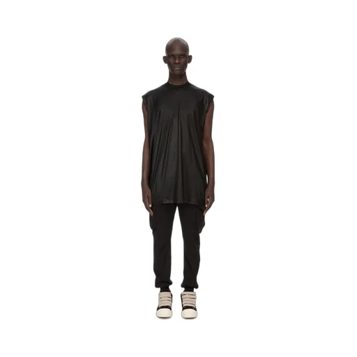 Drkshdw Temple Mastodon Cut In Deep Black Stretch Denim