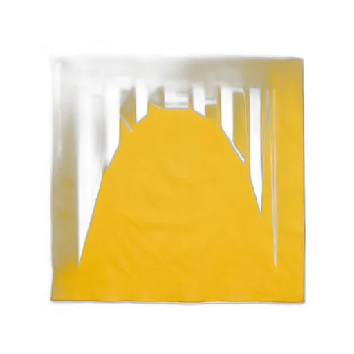 Drkshdw Concordians Bandana In Lemon/Pearl Cotton