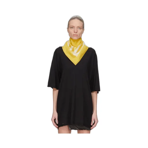 Drkshdw Concordians Bandana In Lemon/Pearl Cotton