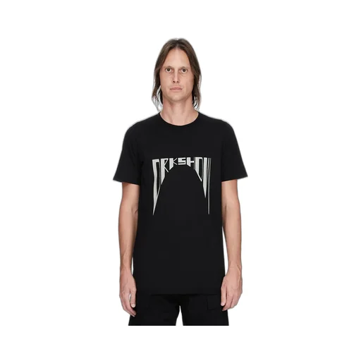 Drkshdw Concordians Level T In Black/Pearl Medium Weight Cotton Jersey