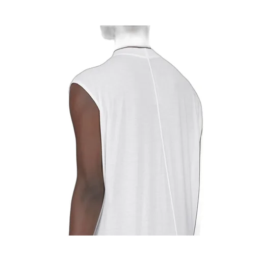 Drkshdw Concordians Tarp T In Milk Cotton Gauze Jersey