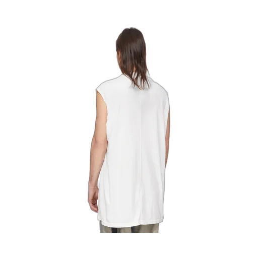 Drkshdw Concordians Tarp T In Milk Medium Weight Cotton Jersey