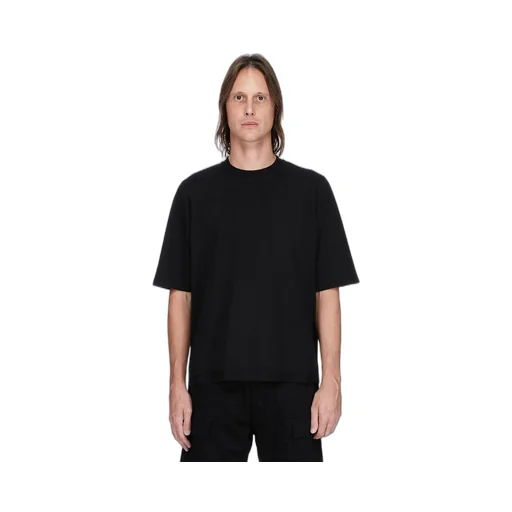 Drkshdw Concordians Walrus T In Black Medium Weight Cotton Jersey