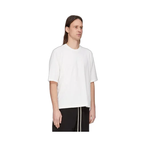 Drkshdw Concordians Walrus T In Milk Medium Weight Cotton Jersey