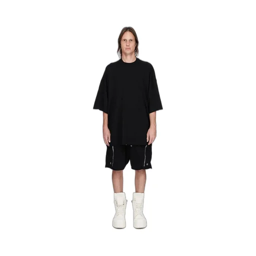 Drkshdw Concordians Tommy T In Black Medium Weight Cotton Jersey