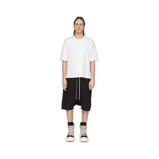 Drkshdw Concordians Walrus T In Milk Medium Weight Cotton Jersey