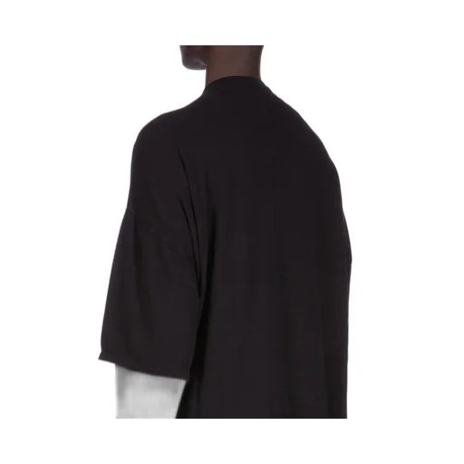 Drkshdw Concordians Tommy Hustler Sweat In Black Double Brushed Jersey.