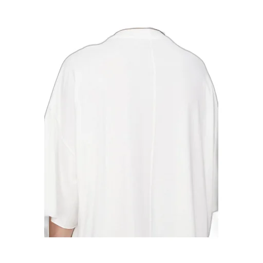 Drkshdw Concordians Tommy T In Milk/Pearl Medium Weight Cotton Jersey