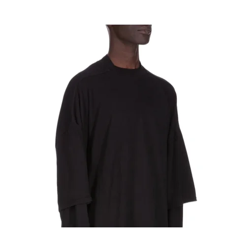 Drkshdw Concordians Tommy Hustler Sweat In Black Double Brushed Jersey.