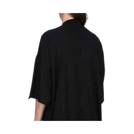 Drkshdw Concordians Tommy T In Black/Pearl Medium Weight Cotton Jersey