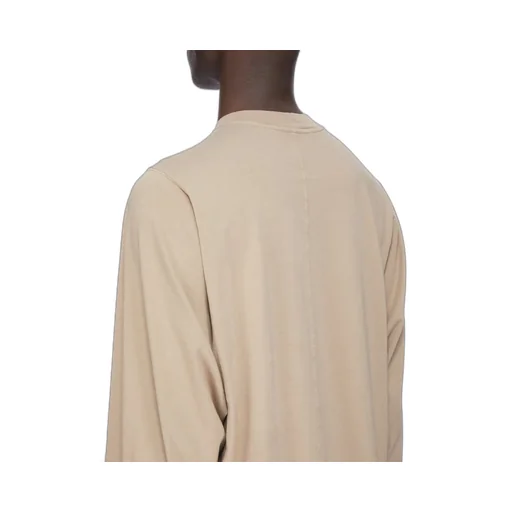 Drkshdw Concordians Jumbo Ls T In Dirty Pearl/Black Medium Weight Cotton Jersey
