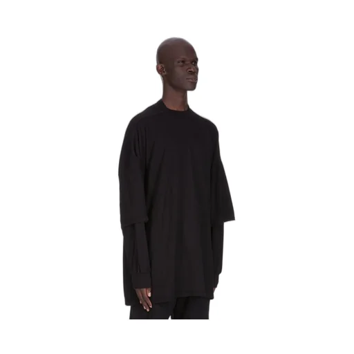 Drkshdw Concordians Tommy Hustler Sweat In Black Double Brushed Jersey.