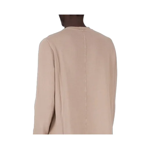 Drkshdw Concordians Crewneck Sweat In Dirty Pearl Slub Felpa