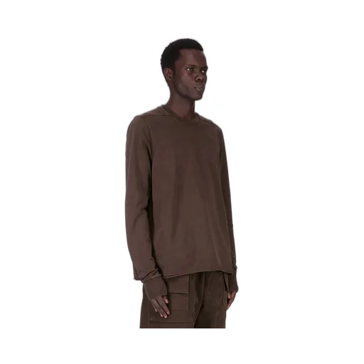 Drkshdw Concordians Crewneck Sweat In Dark Dust Compact Heavy Jersey.