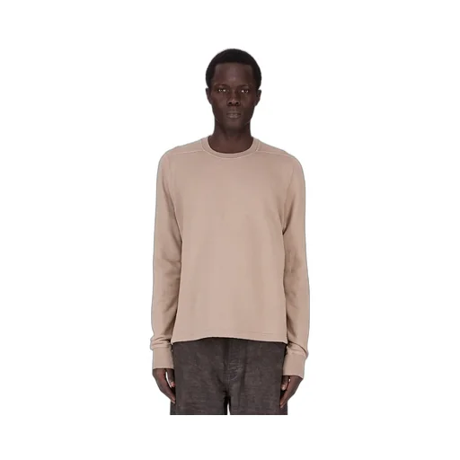 Drkshdw Concordians Crewneck Sweat In Dirty Pearl Slub Felpa