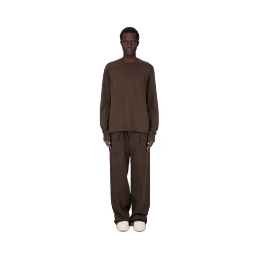 Drkshdw Concordians Crewneck Sweat In Dark Dust Compact Heavy Jersey.