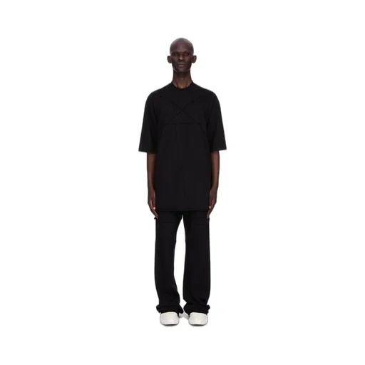Drkshdw Concordians Jumbo Ss T In Black Compact Heavy Jersey