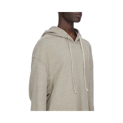 Drkshdw Concordians Peter Hoodie In Melange Grey Felpa Jersey