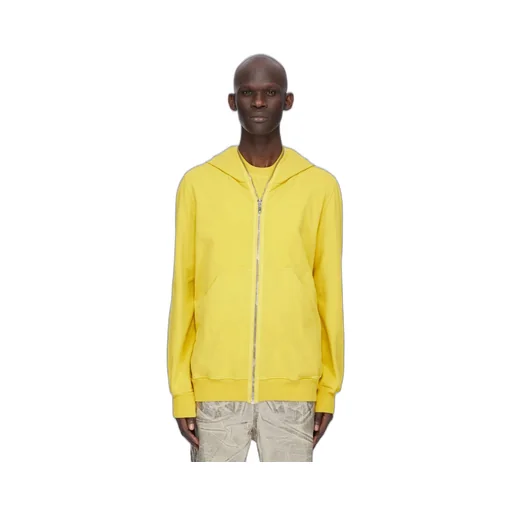 Drkshdw Concordians Jumbo Gimp Hoodie In Lemon Compact Heavy Jersey