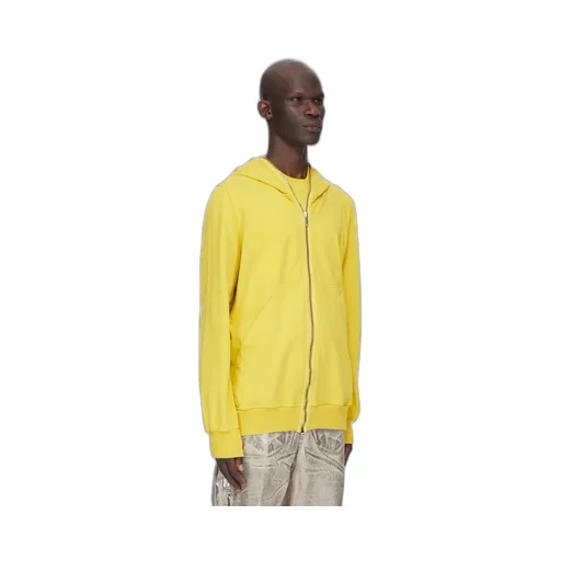 Drkshdw Concordians Jumbo Gimp Hoodie In Lemon Compact Heavy Jersey