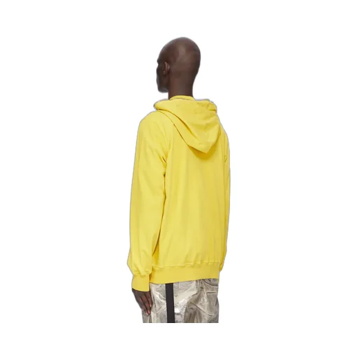 Drkshdw Concordians Jumbo Gimp Hoodie In Lemon Compact Heavy Jersey