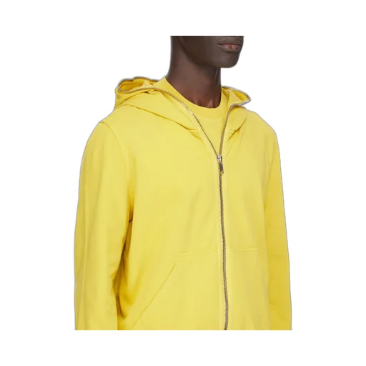 Drkshdw Concordians Jumbo Gimp Hoodie In Lemon Compact Heavy Jersey