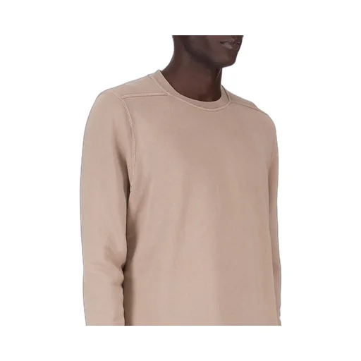 Drkshdw Concordians Crewneck Sweat In Dirty Pearl Slub Felpa