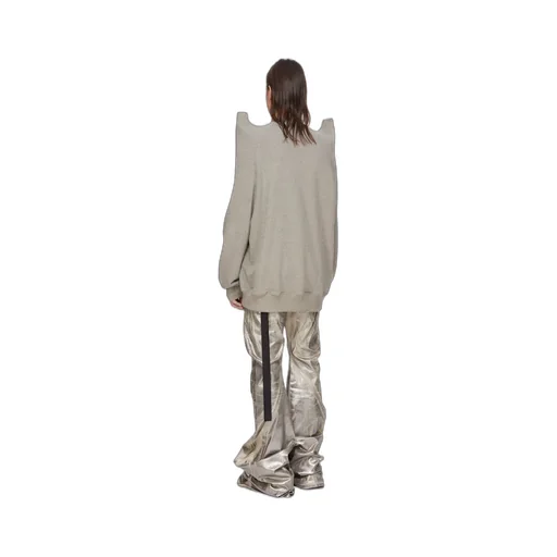Drkshdw Concordians Tecsweat In Melange Grey Felpa Jersey