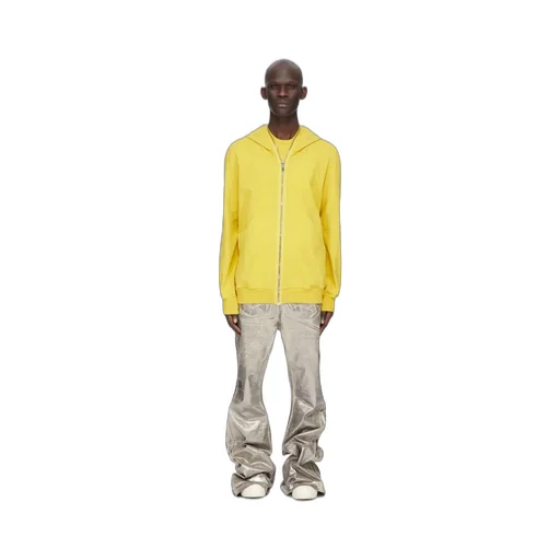 Drkshdw Concordians Jumbo Gimp Hoodie In Lemon Compact Heavy Jersey
