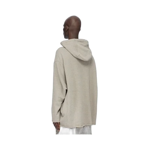 Drkshdw Concordians Peter Hoodie In Melange Grey Felpa Jersey