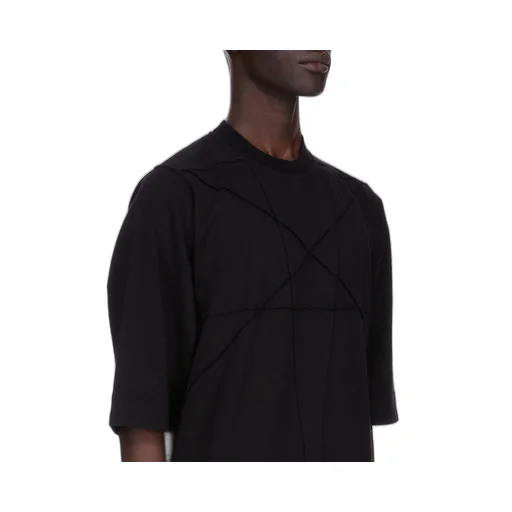 Drkshdw Concordians Jumbo Ss T In Black Compact Heavy Jersey