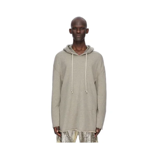 Drkshdw Concordians Peter Hoodie In Melange Grey Felpa Jersey