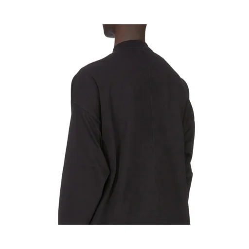 Drkshdw Concordians Tommy Ls Sweat In In Black Compact Heavy Jersey