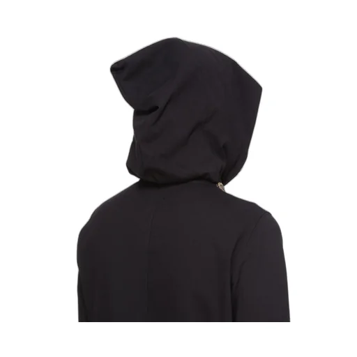 Drkshdw Concordians Mountain Hoodie In Black Compact Heavy Jersey