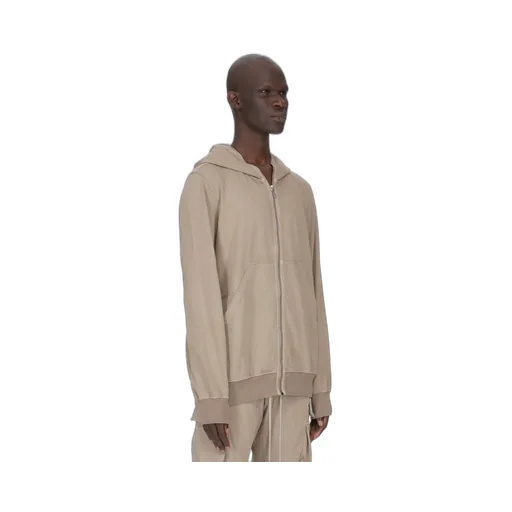 Drkshdw Concordians Jumbo Gimp Hoodie In Dirty Pearl Compact Heavy Jersey