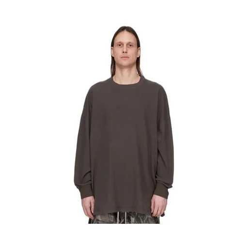Drkshdw Concordians Tommy Ls Sweat In Drkdust Double Brushed Jersey