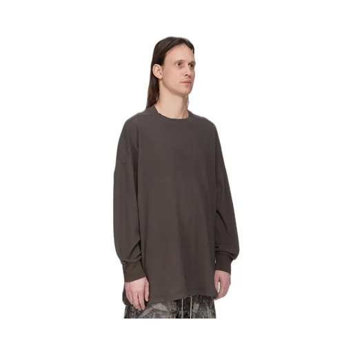 Drkshdw Concordians Tommy Ls Sweat In Drkdust Double Brushed Jersey