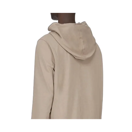 Drkshdw Concordians Jumbo Gimp Hoodie In Dirty Pearl Compact Heavy Jersey