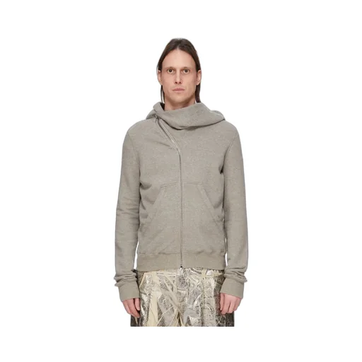 Drkshdw Concordians Mountain Hoodie In Melange Grey Felpa Jersey