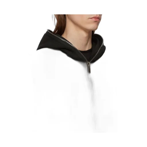 Drkshdw Concordians Jumbo Gimp Hoodie In Black Compact Heavy Jersey