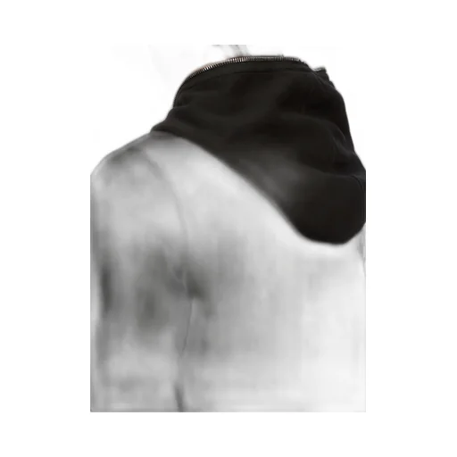 Drkshdw Concordians Jumbo Gimp Hoodie In Black Compact Heavy Jersey