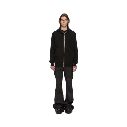 Drkshdw Concordians Jumbo Gimp Hoodie In Black Compact Heavy Jersey