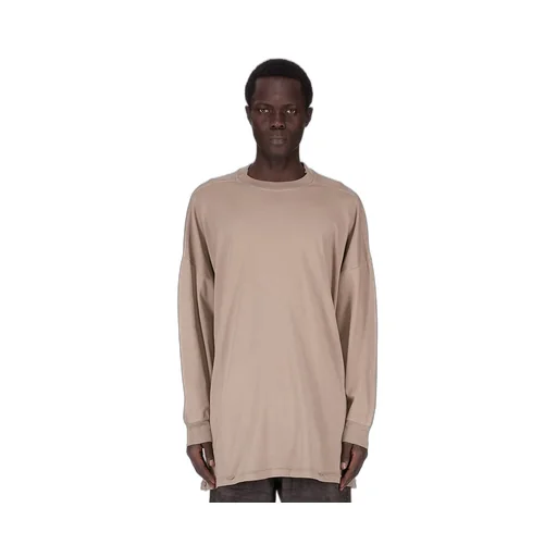 Drkshdw Concordians Tommy Ls Sweat In Dirty Pearl Double Brushed Jersey