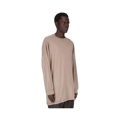 Drkshdw Concordians Tommy Ls Sweat In Dirty Pearl Double Brushed Jersey