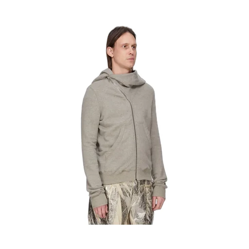 Drkshdw Concordians Mountain Hoodie In Melange Grey Felpa Jersey