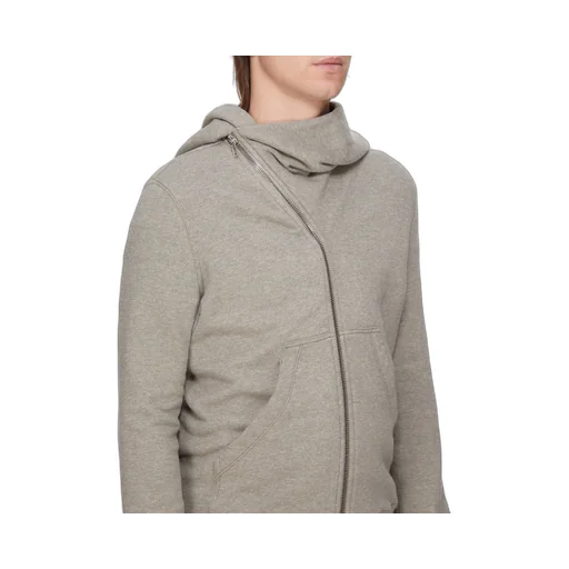 Drkshdw Concordians Mountain Hoodie In Melange Grey Felpa Jersey