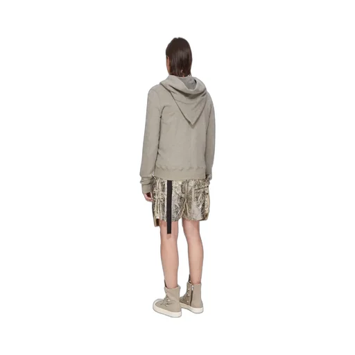 Drkshdw Concordians Mountain Hoodie In Melange Grey Felpa Jersey
