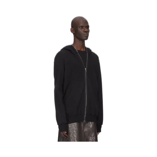Drkshdw Concordians Jumbo Gimp Hoodie In Black Slub Felpa
